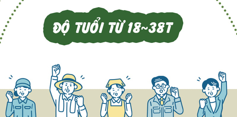 Độ tuổi xkld nhật bản